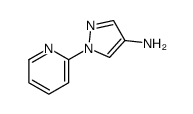4-Amino-1-(2-pyridyl)pyrazole structure