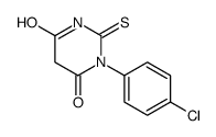 1-(p-Chlorophenyl)-2-thioxo-2,3-dihydropyrimidine-4,6(1H,5H)-dione结构式
