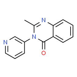 2-METHYL-3-(PYRIDIN-3-YL)QUINAZOLIN-4(3H)-ONE structure