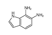 1H-Indole-6,7-diamine(9CI) Structure