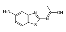 Acetamide, N-(5-amino-2-benzothiazolyl)- (9CI) structure