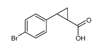 (1R,2R)-2-(4-Bromophenyl)cyclopropane-1-carboxylic acid Structure