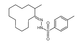 Methyl-2-cyclododecanontosylhydrazon Structure
