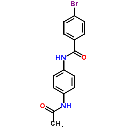 N-(4-Acetamidophenyl)-4-bromobenzamide Structure