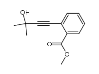 methyl 2-(2-hydroxy-2-methyl-3-butyn-4-yl)benzoate Structure