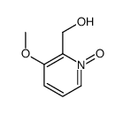 2-Pyridinemethanol, 3-methoxy-, 1-oxide (9CI) structure