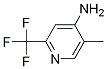 4-aMino-5-Methyl-2-(trifluoroMethyl)pyridine结构式