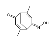 4,8-dimethylbicyclo[3.3.1]nona-3,7-diene-2,6-dione 2-oxime Structure