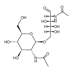 2-ACETAMIDO-6-O-(2-ACETAMIDO-2-DEOXY-B-D-GLUCOPYRA structure