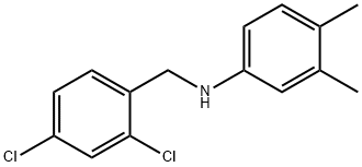 N-(2,4-Dichlorobenzyl)-3,4-dimethylaniline结构式