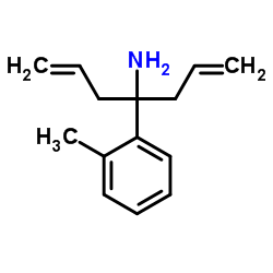 4-(2-Methylphenyl)-1,6-heptadien-4-amine Structure