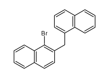 (1-bromo-[2]naphthyl)-[1]naphthyl-methane结构式