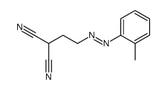 2-[2-[(2-methylphenyl)diazenyl]ethyl]propanedinitrile结构式