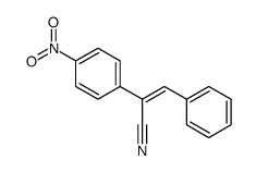 (Z)-2-(4-nitrophenyl)-3-phenylprop-2-enenitrile结构式