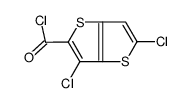 2,6-dichlorothieno[3,2-b]thiophene-5-carbonyl chloride结构式