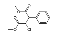 2-chloro-3-phenyl-succinic acid dimethyl ester结构式