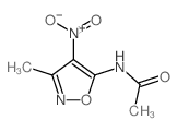 N-(3-methyl-4-nitro-oxazol-5-yl)acetamide Structure