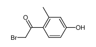 2-bromo-1-(4-hydroxy-2-methylphenyl)-1-ethanone Structure