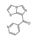 7-[(pyridin-3-yl)carbonyl]imidazo[5,1-b]thiazole结构式