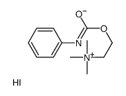 trimethyl-[2-(phenylcarbamoyloxy)ethyl]azanium,iodide结构式