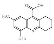 5,7-Dimethyl-1,2,3,4-tetrahydro-acridine-9-carboxylic acid Structure
