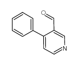 4-phenylpyridine-3-carbaldehyde Structure