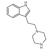3-(2-piperazin-1-ylethyl)-1H-indole Structure