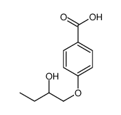 4-(2-hydroxybutoxy)benzoic acid结构式