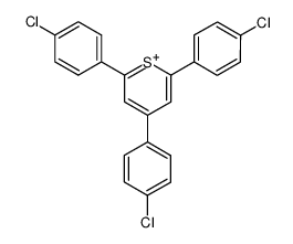 2,4,6-tris(4-chlorophenyl)thiopyrylium结构式