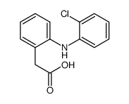 2-[2-(2-chloroanilino)phenyl]acetic acid结构式