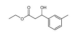 ethyl 3-hydroxy-3-(m-tolyl)propanoate结构式