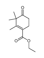 ethyl 2,3,3-trimethyl-4-oxocyclohex-1-ene-1-carboxylate Structure