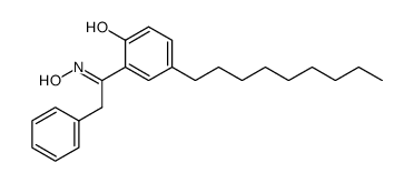 1-(2-hydroxy-5-nonylphenyl)-2-phenylethan-1-one oxime结构式