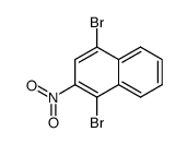 1,4-Dibromo-2-nitronaphthalene结构式