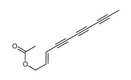(E)-2-Decene-4,6,8-triyn-1-ol acetate Structure