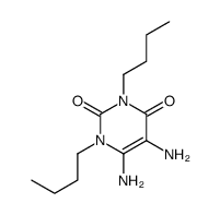 1,3-二丁基-5,6-二氨基尿嘧啶结构式
