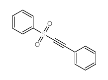 Benzene,[(2-phenylethynyl)sulfonyl]- Structure