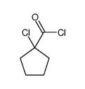 Cyclopentanecarbonyl chloride, 1-chloro- (9CI) Structure
