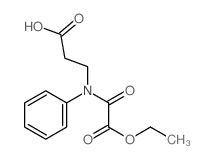 3-[(ethoxycarbonylformyl)-phenyl-amino]propanoic acid Structure