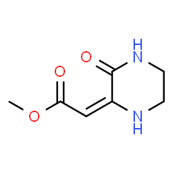 Methyl (2E)-(3-oxopiperazin-2-ylidene)acetate Structure