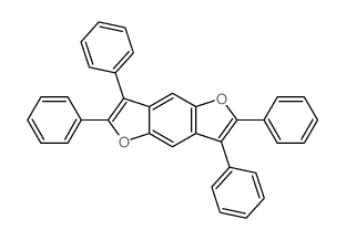 2,3,6,7-tetraphenylfuro[2,3-f][1]benzofuran结构式