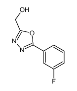 [5-(3-fluorophenyl)-1,3,4-oxadiazol-2-yl]methanol Structure