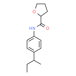 2-Furancarboxamide,tetrahydro-N-[4-(1-methylpropyl)phenyl]-(9CI) Structure