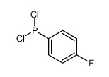Dichloro(p-fluorophenyl)phosphine structure