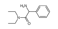 N,N-diethylphenylglycine amide Structure