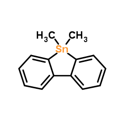 5,5-Dimethyl-5H-dibenzo[b,d]stannole structure