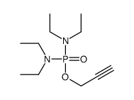 N-[diethylamino(prop-2-ynoxy)phosphoryl]-N-ethylethanamine Structure