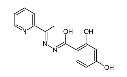 2,4-dihydroxy-N-[(E)-1-pyridin-2-ylethylideneamino]benzamide Structure
