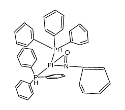 Pt(PPh3)2(C6H5NO) Structure