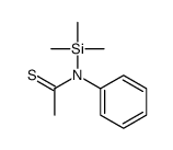 N-phenyl-N-trimethylsilylethanethioamide Structure